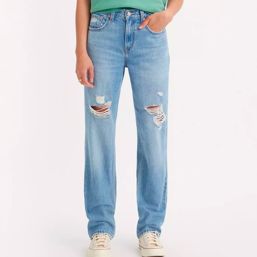 Levi’s low pro straight denim
